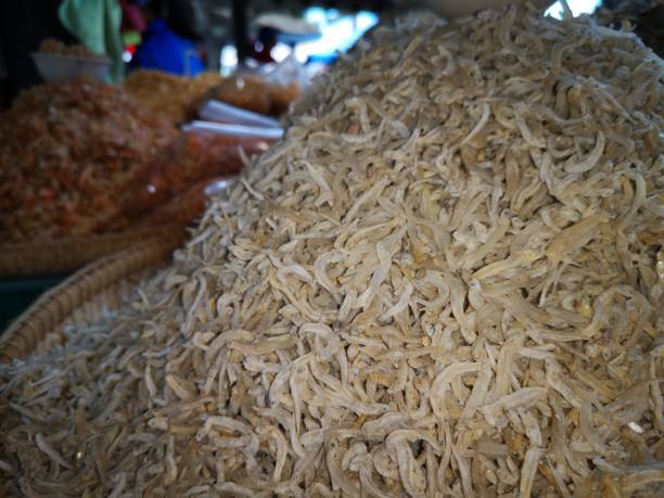 istock Dried seafood selling in the market 1059456302