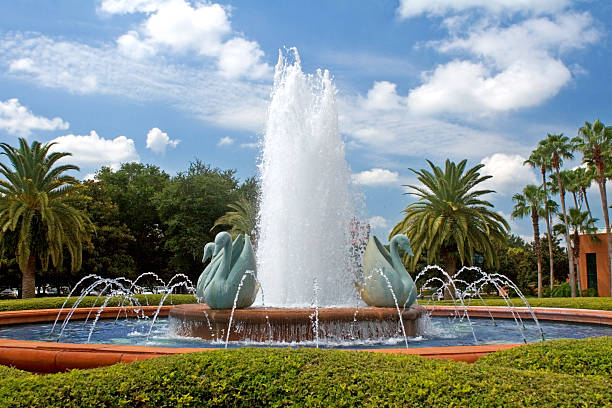 istock Tropical Resort Fountain 105946008