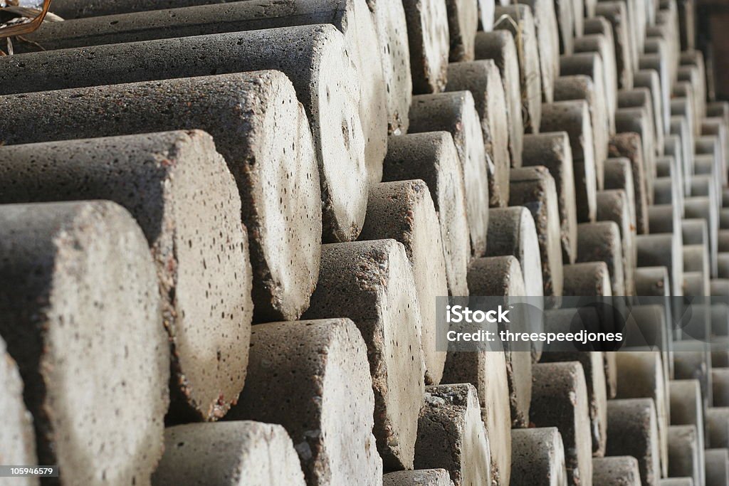 Beton Zylinder - Lizenzfrei Baugewerbe Stock-Foto