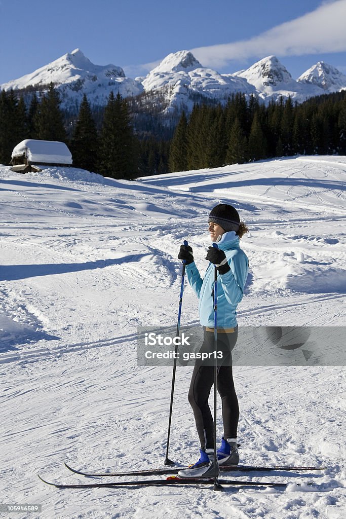 Espírito Refresco - Royalty-free Esqui - Esqui e snowboard Foto de stock