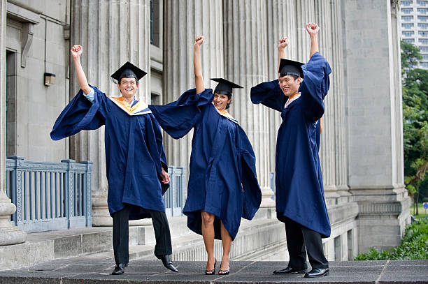 istock Graduates Fist Pump 105947481