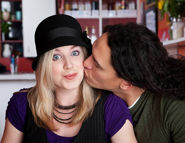 istock Caucasian and Native American couple 105948949