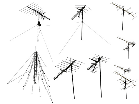 Set with antennas