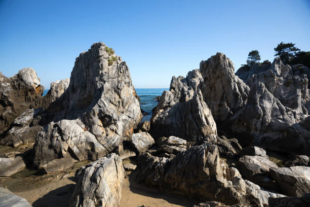 istock Coastal rock, sea, blue sky (East Sea Gangwon-do, Korea) 1059507806