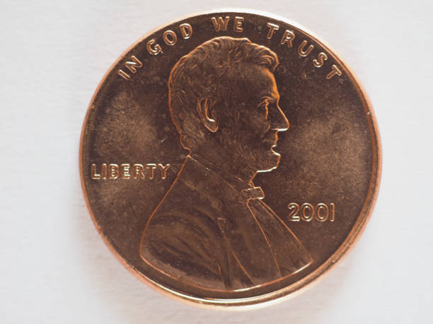 istock 1 cent coin, United States 1059509934