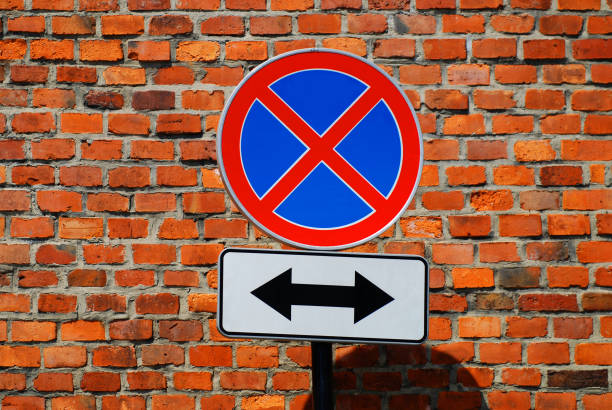 istock No Stop and Parking road sign 105951346