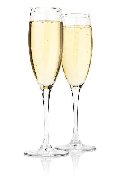 istock Two glasses of champagne 105951739