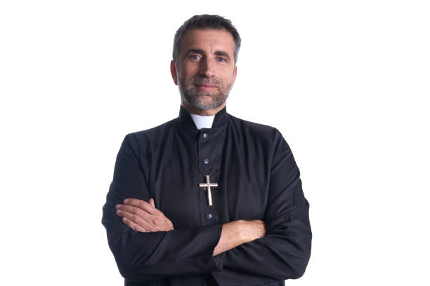 istock Crossed arms priest portrait senior 1059522106