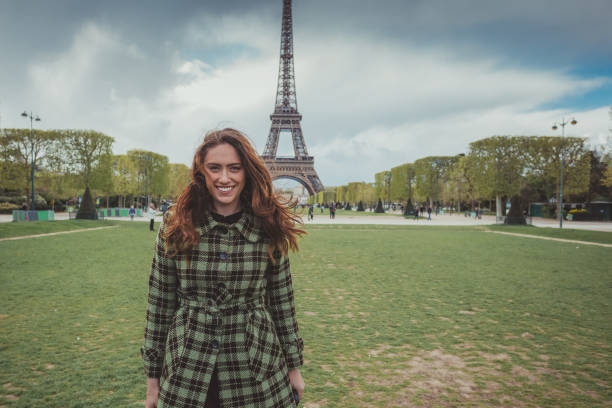 istock Girl in the Paris 1059522108