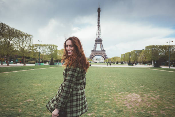 istock Girl in the Paris 1059522296