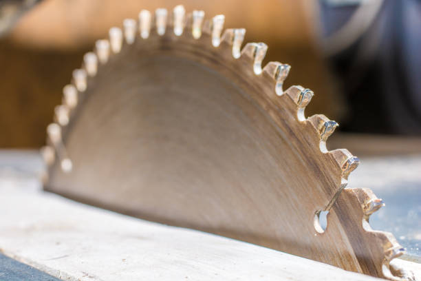 Sheet of a circular saw Woodworking sharpening photos stock pictures, royalty-free photos & images