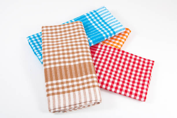 istock Top view of checkered colored napkin tablecloth. 1059538126