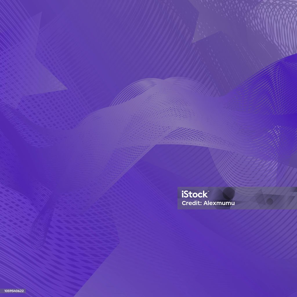 Basic Color Background Violet Background From Abstract Lines In Violet Colors Stock Illustration ...