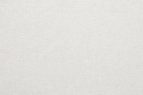 Photo of White cotton fabric texture background, seamless pattern of natural textile.