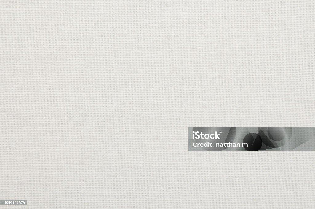 Fundo de textura de tecido algodão branco, sem costura padrão de têxteis naturais. - Foto de stock de Lona - Material Têxtil royalty-free