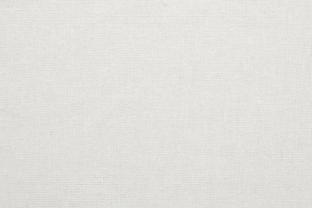 white cotton fabric texture background, seamless pattern of natural textile. - canvas textured linen textile imagens e fotografias de stock