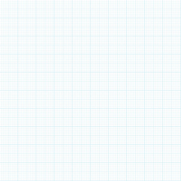 Seamless Graph paper background Graph paper background vector blue plotting millimeter drawing ruler line guide ruled paper stock illustrations