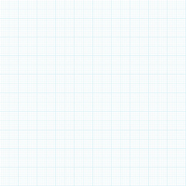 Seamless Graph paper background Graph paper background vector blue plotting millimeter drawing ruler line guide metric ruler stock illustrations
