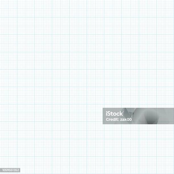 Seamless Graph Paper Background Stock Illustration - Download Image Now - Graph Paper, Paper, Grid Pattern