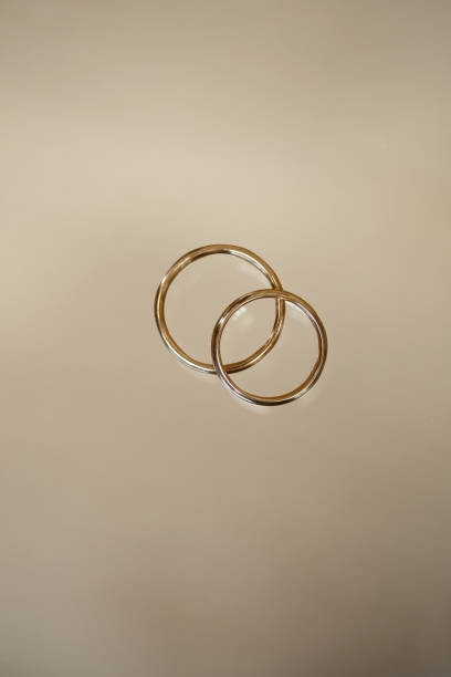 istock Golden wedding rings 1059560190