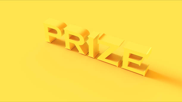 istock Bright Yellow 3d Prize Sign 1059561682