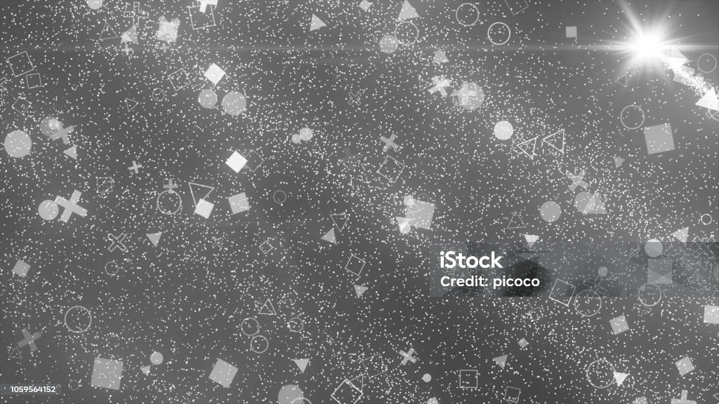 Graphical Particles Sparkling Graphic Particles Stock Illustration - Download Image Now ...