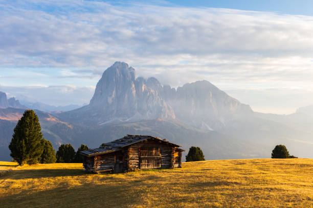 istock South Tyrol mountains at sunset 1059596770