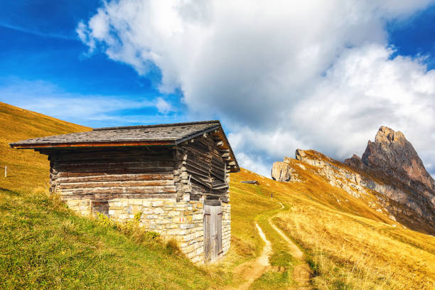 istock Wooden shed in the Alps 1059596822