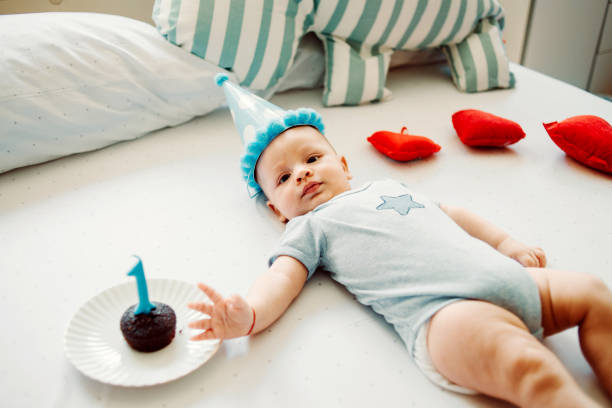 istock cute baby celebrating 1059604136