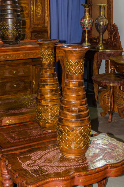 istock a wooden table round jug 1059605006