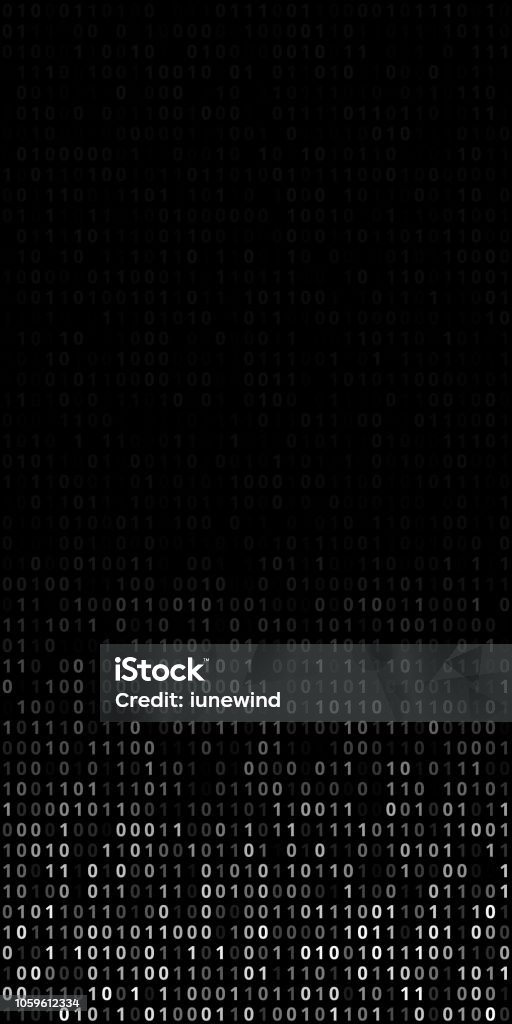Binary Code Screen Stock Illustration - Download Image Now - Binary ...