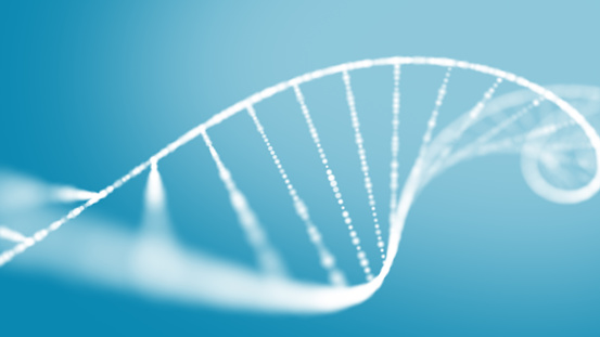 DNA strand spiral