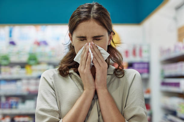 istock She's come to the right place for flu treatment 1059620114