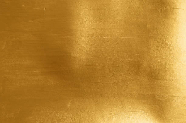 Artistic gold metal texture An handmade texture created with gold painting gold leaf metal photos stock pictures, royalty-free photos & images