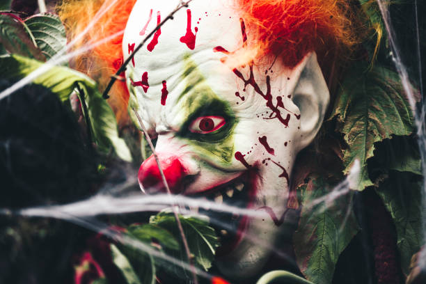 Creepy clown mask