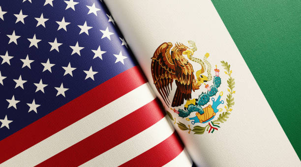 istock American And Mexican Flag Pair 1059634766