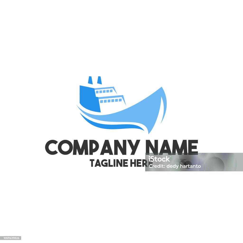 Navire Logo Logo De Navire Abstraite Illustration Vectorielle Logo Moderne Modèle ...