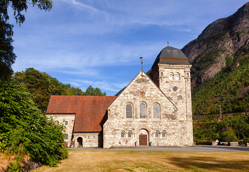 Church at Rjukan, a significant industrial centre in Telemark, Norway, and a part of Rjukan-Notodden UNESCO Industrial Heritage Site