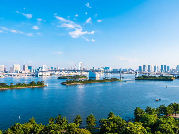 istock Bridge Over River In City Against Blue Sky 1059643114