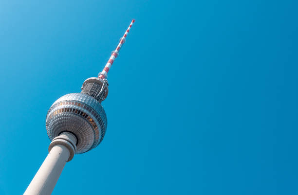 istock Low Angle View Of Fernsehturm Against Clear Blue Sky 1059645070