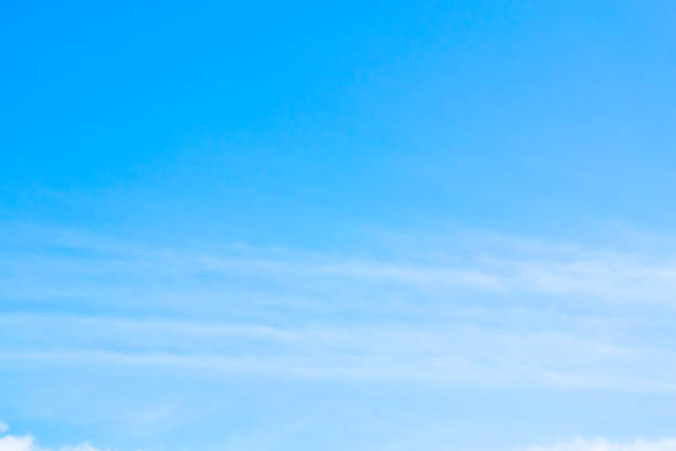 istock Air clouds in the blue sky. 1059649282