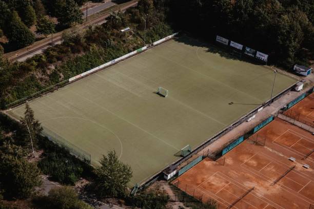 istock High Angle View Of Soccer Field 1059651630
