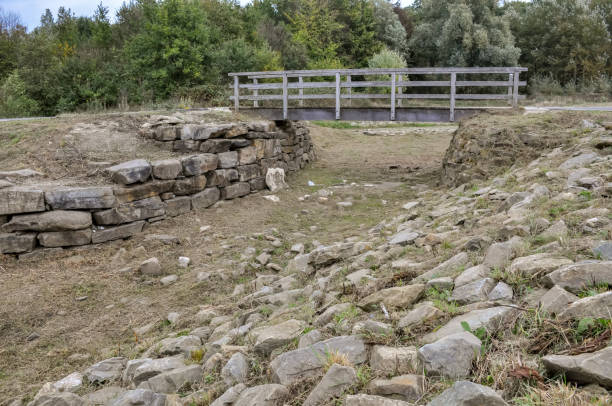 istock Dried Up River Under Bridge Due to Drought 1059652284
