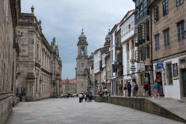 istock Old town of Santiago de Compostela, Spain 1059654896