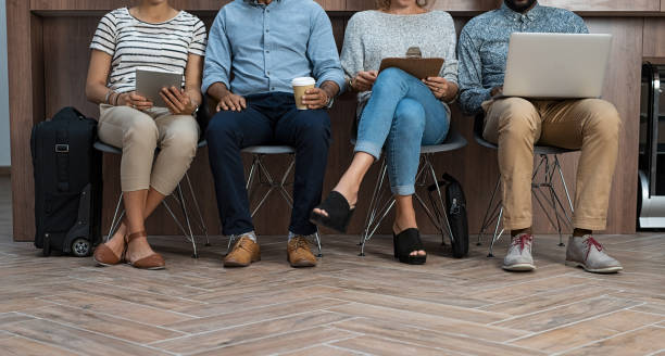 istock Businesspeople waiting for job interview 1059661322