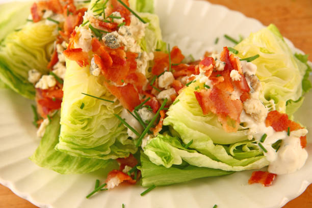istock Lettuce wedges with bacon and chives 1059665054