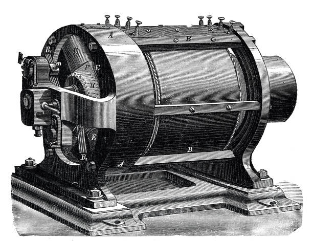 Alternating Current Machine 230+ Industrial Revolution Cartoon Stock Photos, Pictures & Royalty ...
