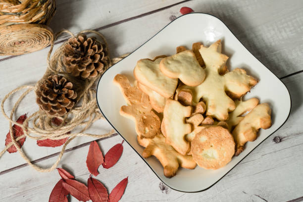 istock hand-made cookies with Light color background 1059670290