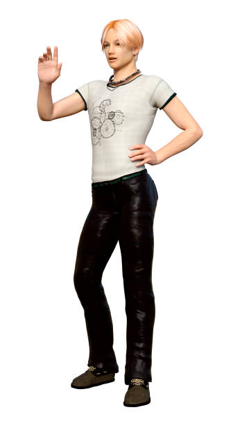 istock 3D illustration teenager boy on white 1059680830