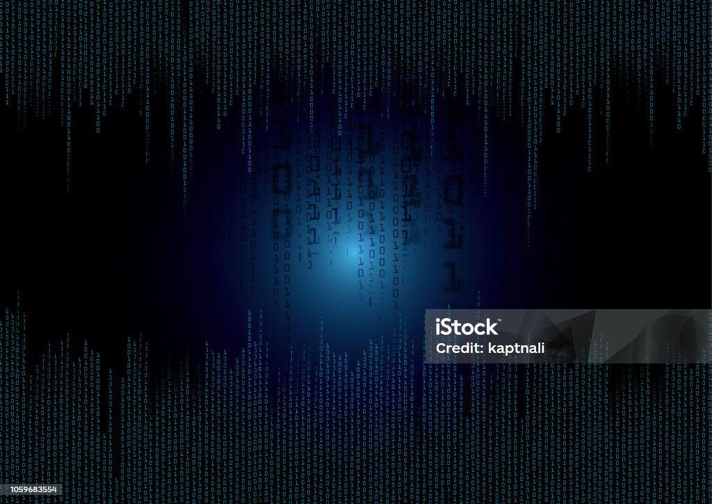 Dark Ransomware Screen Ransomware Virus On A Black Display Screen Stock Illustration ...